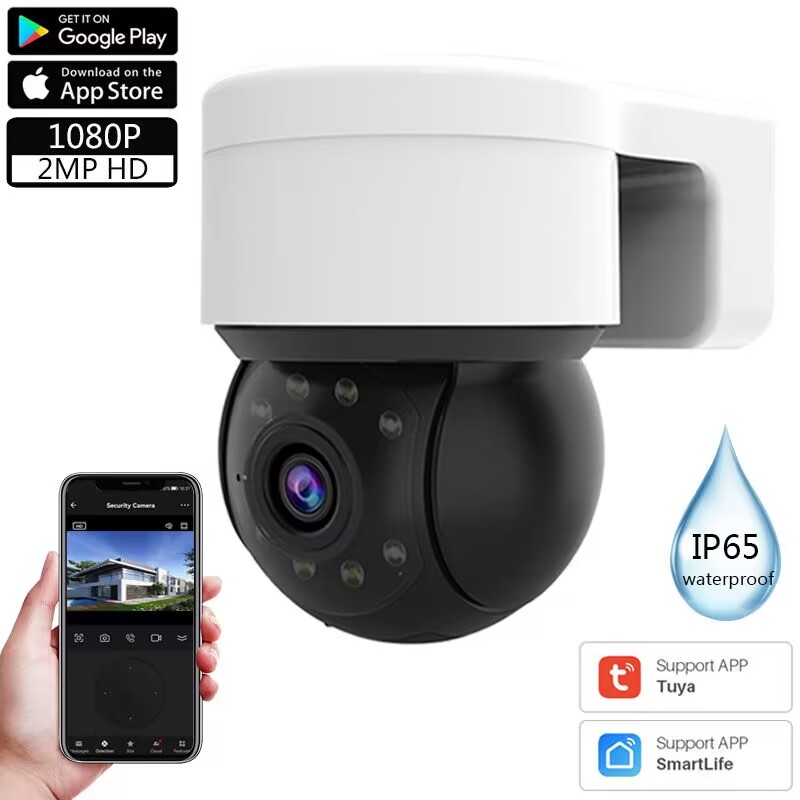 Smart Home Camera Ezviz - 야외 방수 무선 카메라, 투야 스마트