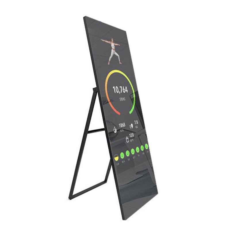 Smart Home Gym Mirror - 스마트 피트니스 미러, 인터랙티브 터치 패널,