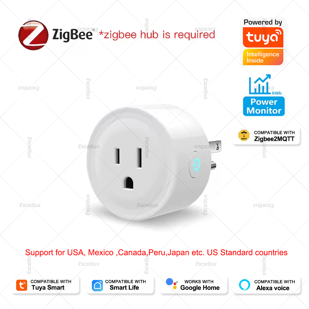 Smart Home Japan - Tuya 16A 스마트 플러그 Zigbee 소켓