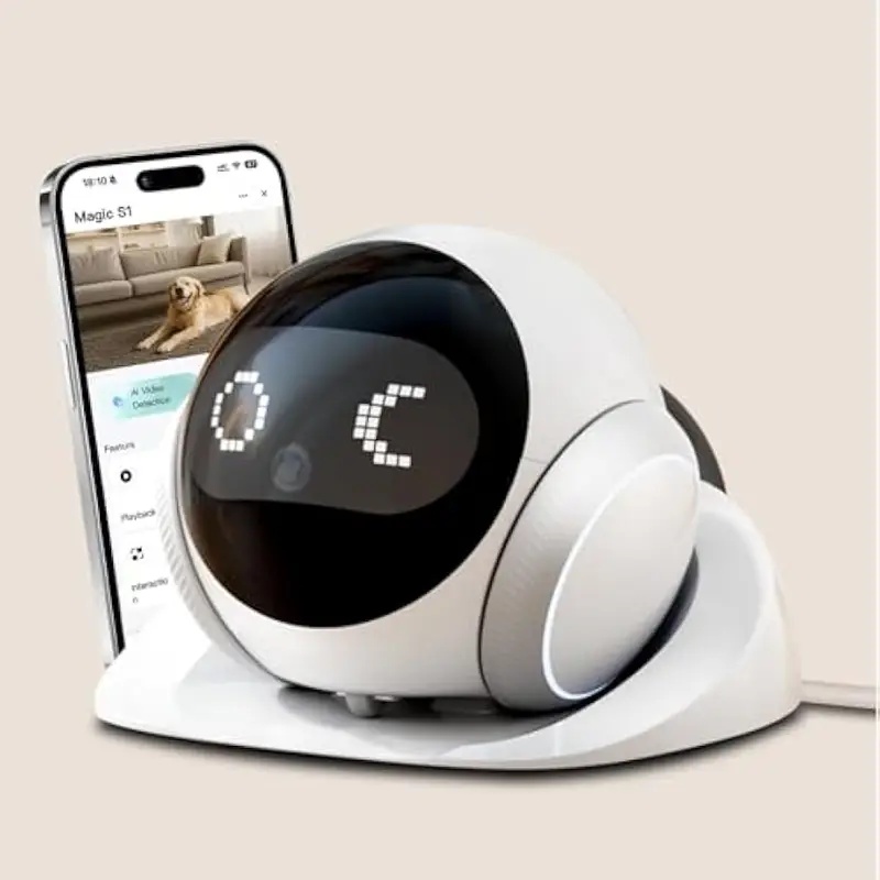 Smart Home Monitoring - 자동 충전 도크, 스마트 앱 제어,