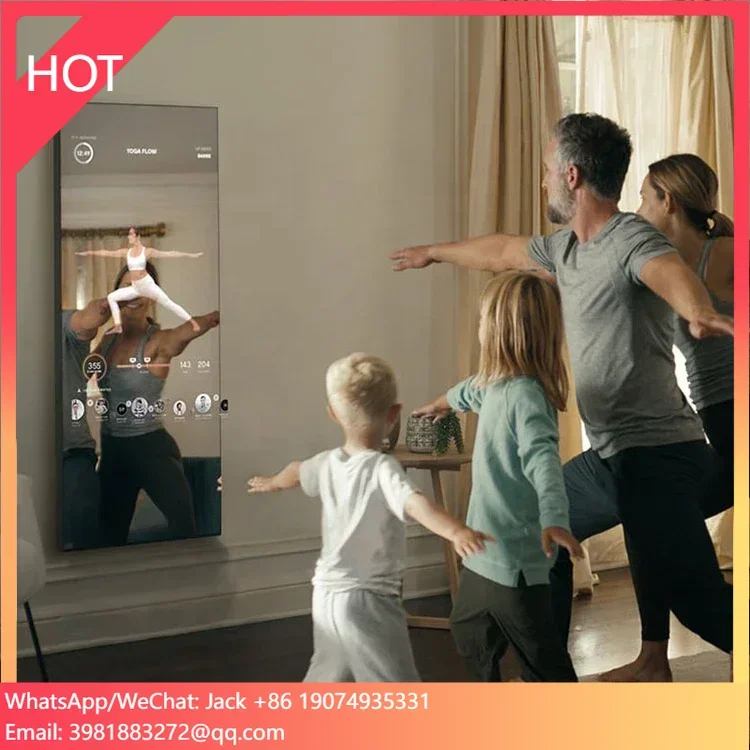 Smart Home Gym Mirror - 메타핏 토날 홈 글라스 월 플로어