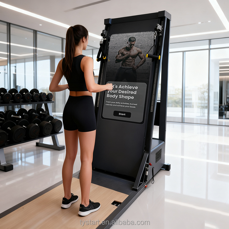 Smart Home Gym Mirror - 타이스타트 AI 스마트 피트니스 미러 플로어