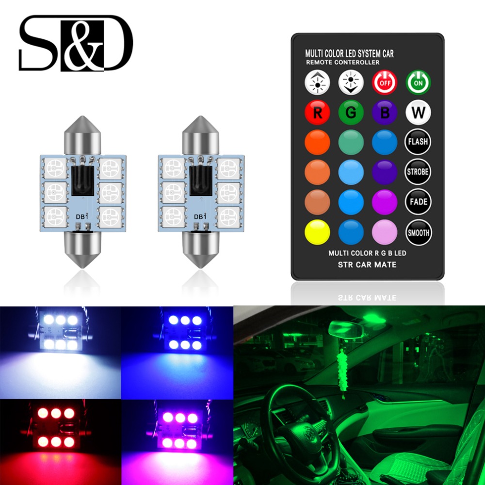 Voice Control Light Bulb - C5W LED 31mm 36mm 39mm 41mm