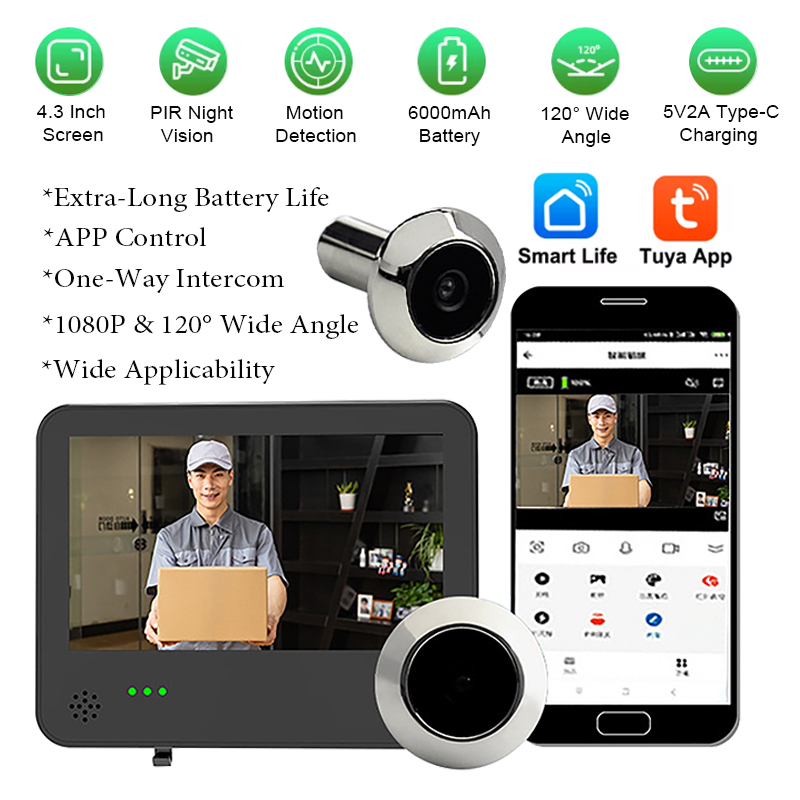 Video Doorbell - 투야 스마트 와이파이 비디오 도어벨 카메라