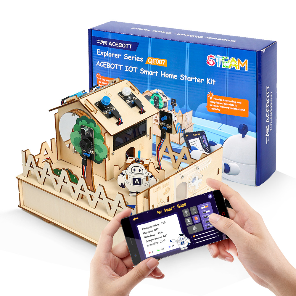 Smart Home Keyestudio - ACEBOTT DIY 스마트 홈 키트, 아두이노