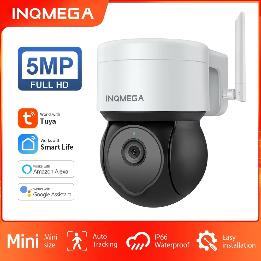 Smart Home Camera Ezviz - INQMEGA 5MP Tuya 야외 PTZ 카메라