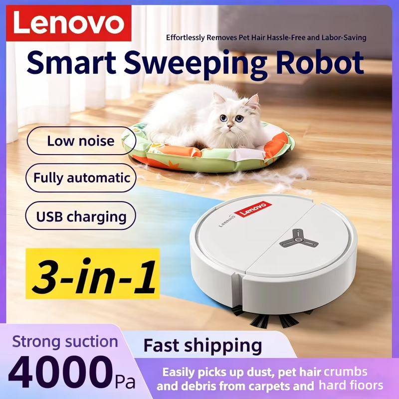 Smart Home Blog - 레노버 3-in-1 스마트 스위핑 로봇 진공청소기