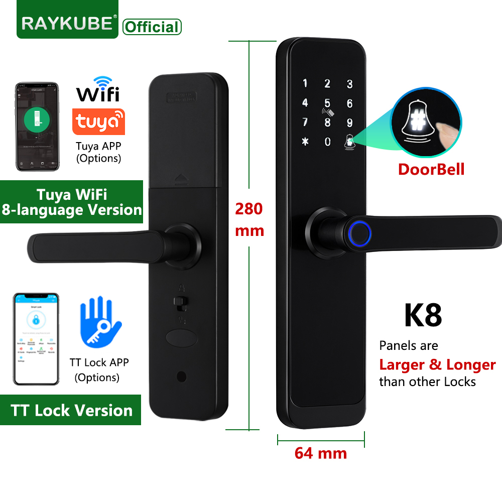 Smart Home Keyestudio - RAYKUBE K8 스마트 도어 잠금 장치
