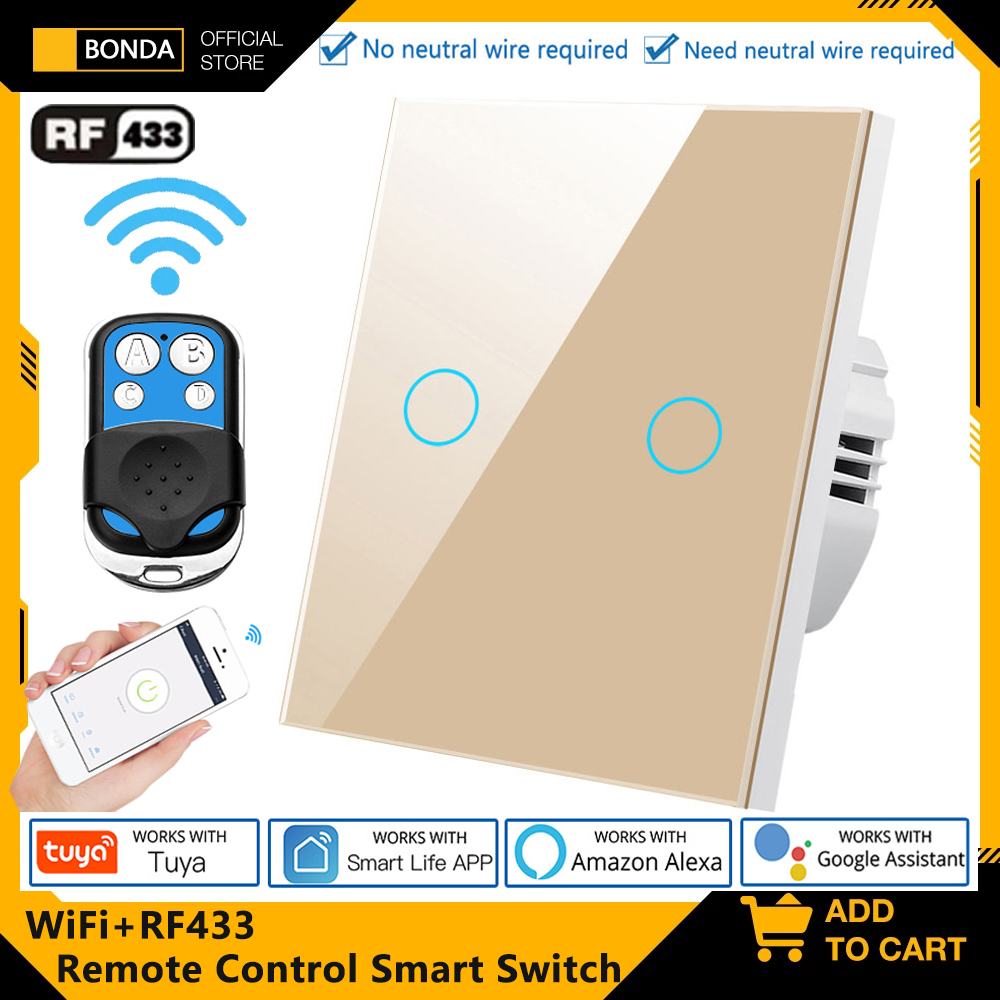 Smart Home Lighting Control - Tuya EU WiFi + RF433 스마트