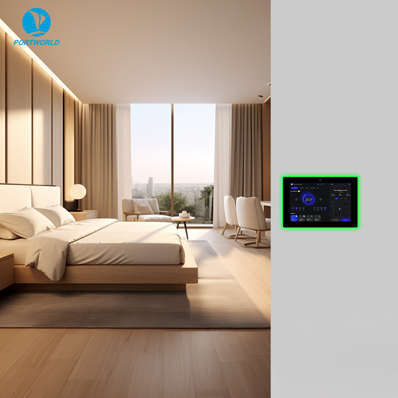 Smart Home Lighting Control - YC-LE101T 10인치 IPS 플러시 마운트 안드로이드