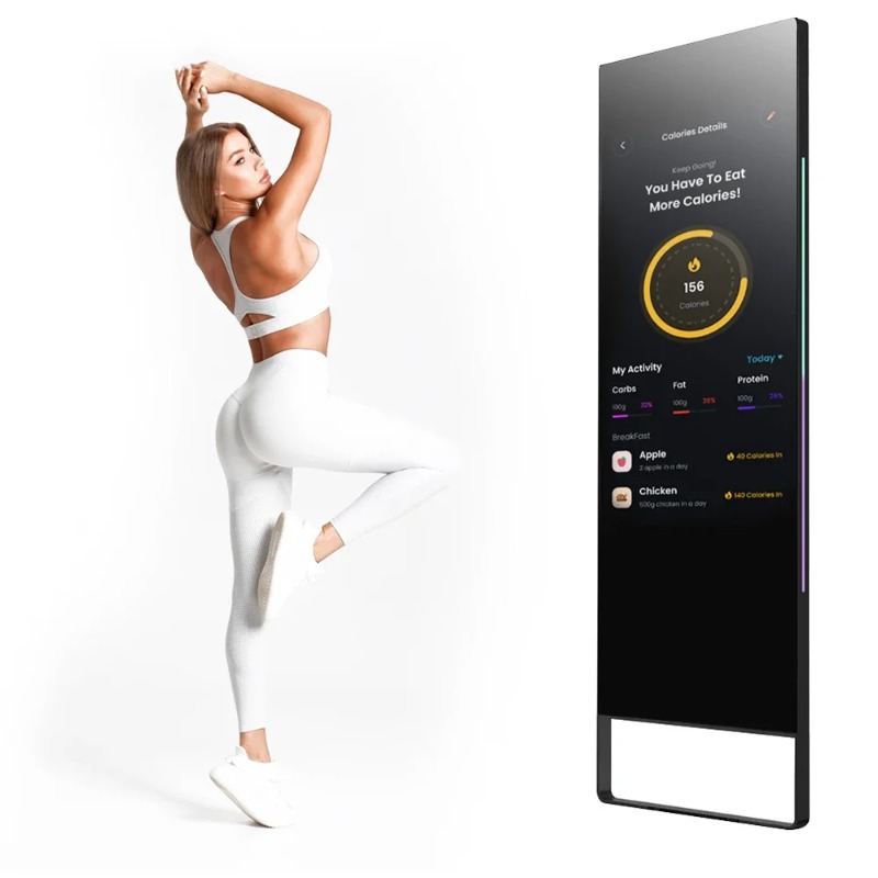 디지털 가상 인터랙티브 터치스크린 피트니스 미러 스마트 - Smart Home Gym Mirror 리뷰 및 가격