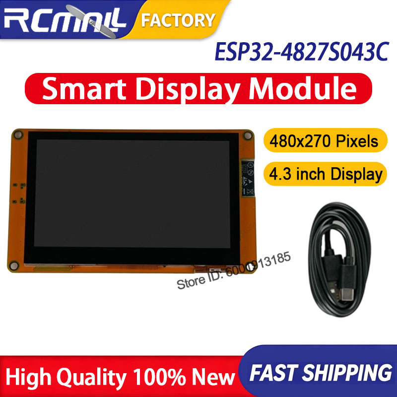 ESP32-4827S043C 4.3인치 스마트 LCD  - Smart Home Display 리뷰 및 가격