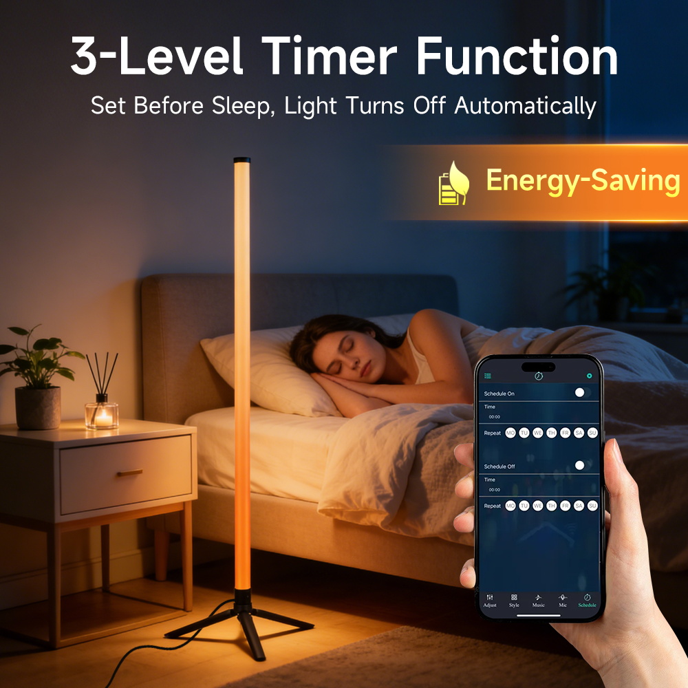 스마트 LED 플로어 램프 RGB 리모컨 & 앱 제어  - Voice Control Light Bulb 리뷰 및 가격
