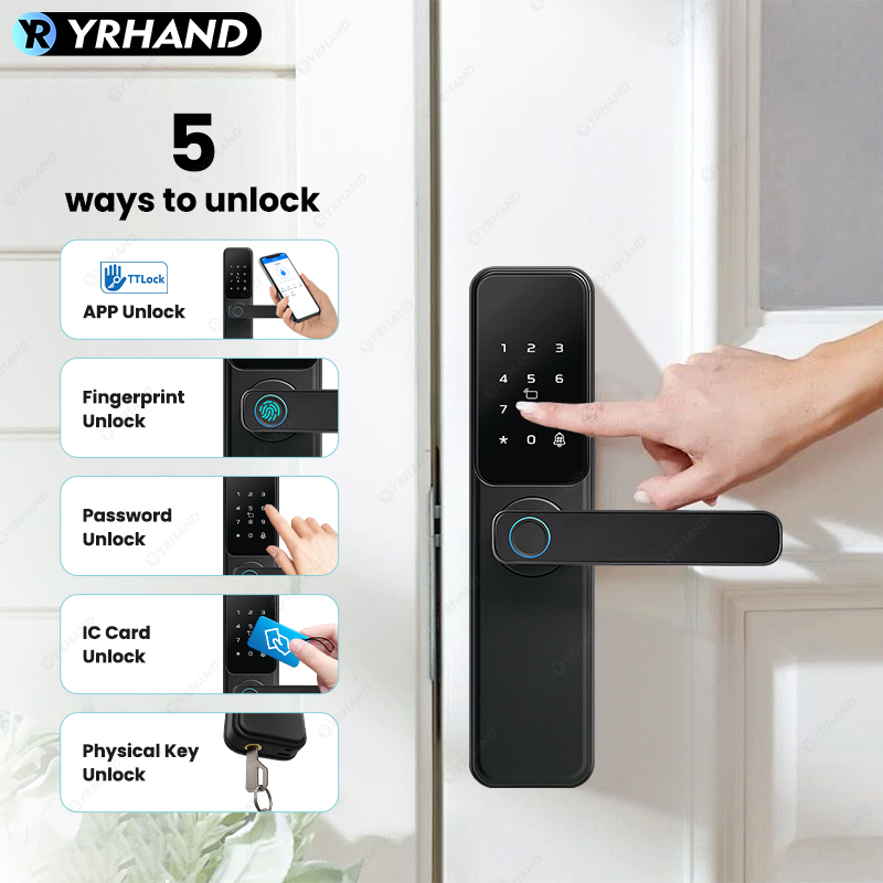 블루투스 TTLock 앱 지문 잠금 장치 Cerradu - Smart Home Keyestudio 리뷰 및 가격