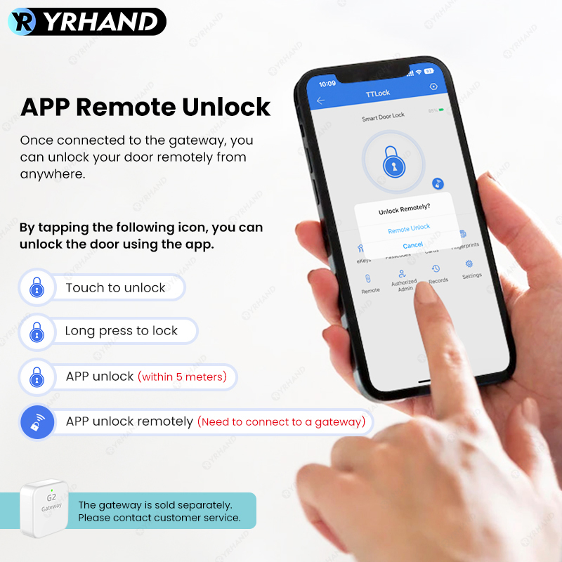 블루투스 TTLock 앱 지문 잠금 장치 Cerradu - Smart Home Keyestudio 리뷰 및 가격