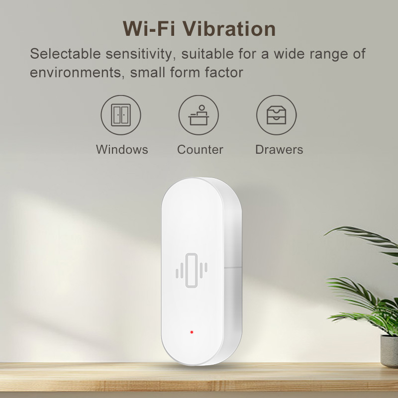 Tuya WiFi 진동 센서, 민감한 감지, 스마트 알 - Smart Home Features 리뷰 및 가격
