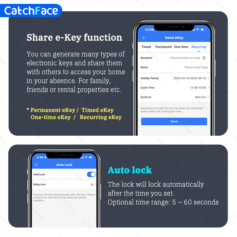 블루투스 지문 도어 잠금 장치 TTLock App 코드 - Smart Home Keyestudio 리뷰 및 가격
