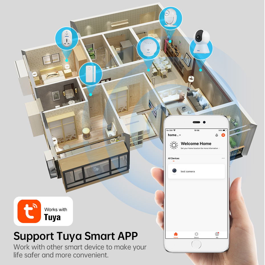 KERUI 투야 스마트 미니 와이파이 IP 카메라, 실 - Smart Home Camera Ezviz 리뷰 및 가격