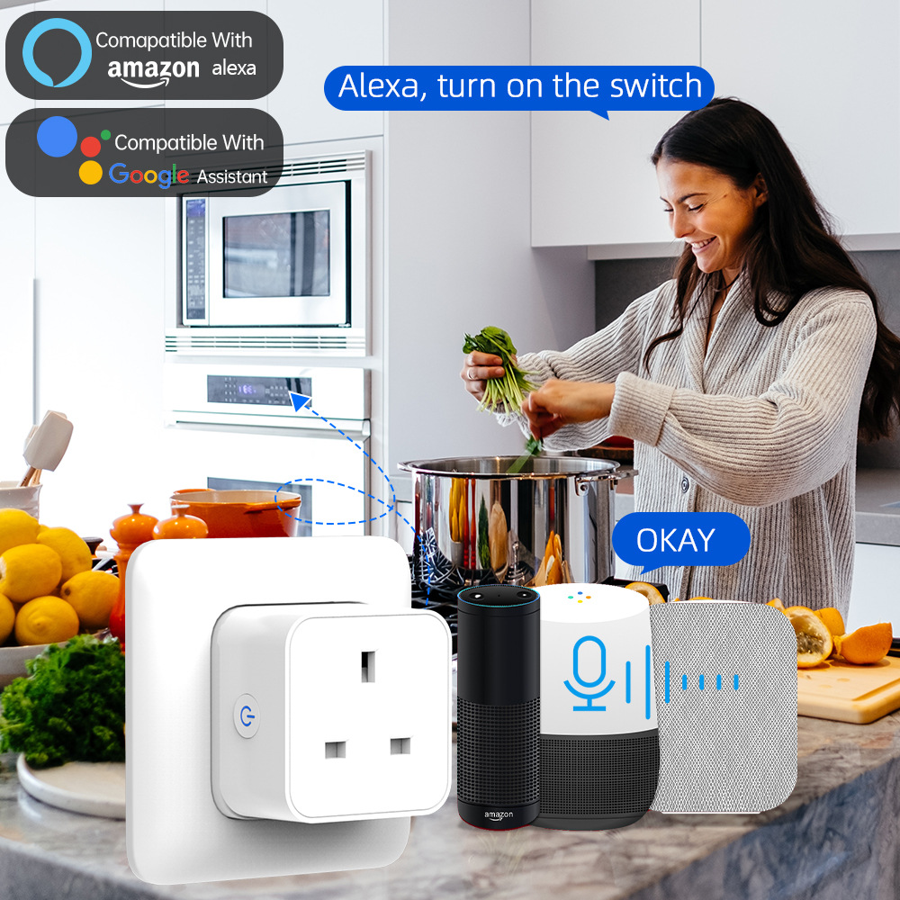 Tuya 스마트 소켓 16A/20A WiFi 또는 Zi - Smart Home Features 리뷰 및 가격