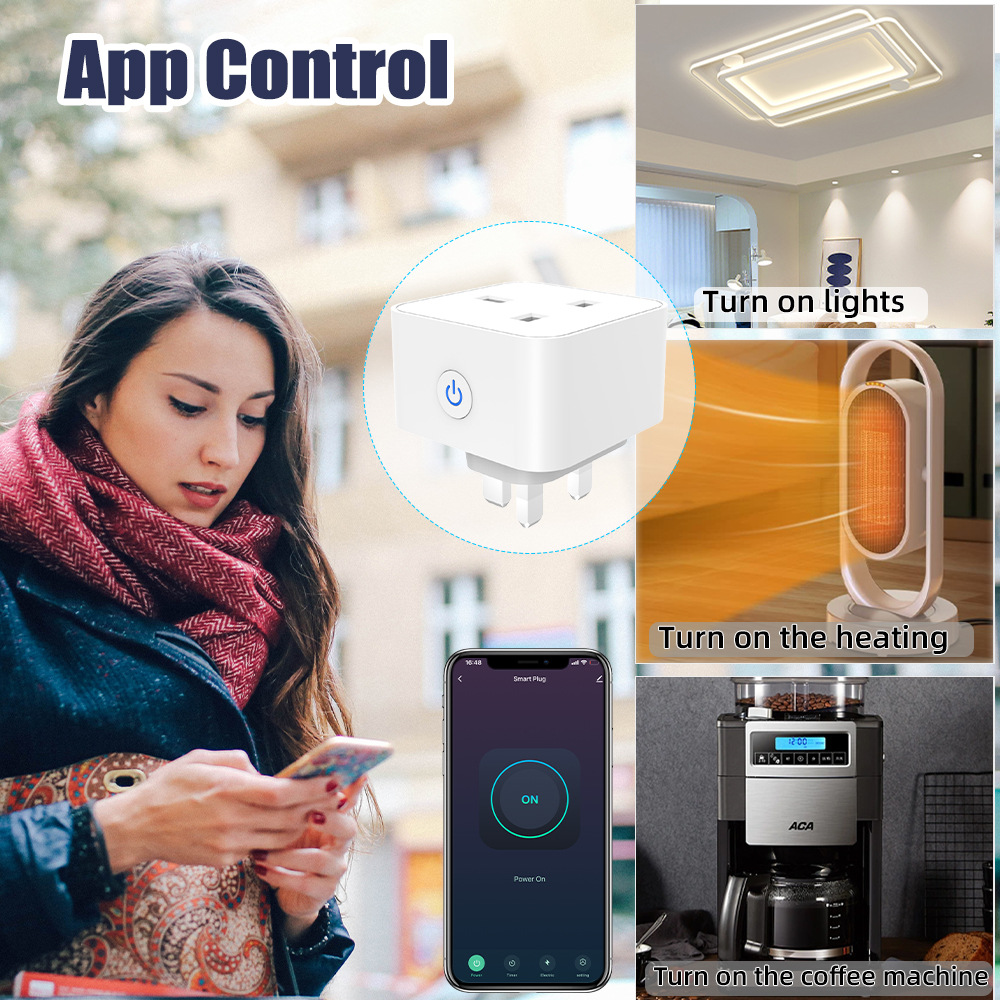 Tuya 스마트 소켓 16A/20A WiFi 또는 Zi - Smart Home Features 리뷰 및 가격