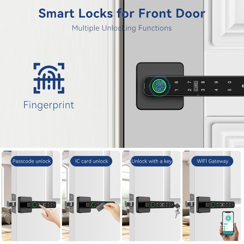 XSDTS 투야 핸들 지문 키 카드 디지털 스마트 도어 - Smart Home Keyestudio 리뷰 및 가격