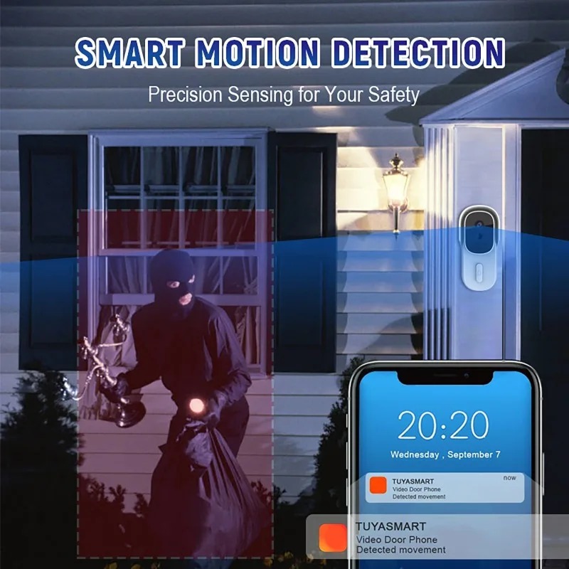 와이드 뷰 투야 스마트 라이프 앱 WiFi 오디오 비디 - Video Doorbell 리뷰 및 가격