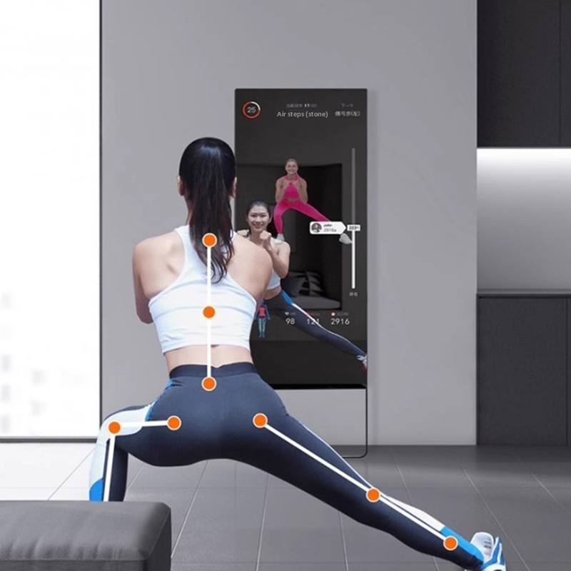 터치스크린 개인 트레이너 미러, 바닥에 세워 사용하는  - Smart Home Gym Mirror 리뷰 및 가격