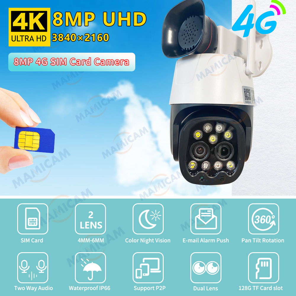 IP 카메라 와이파이/4G Sim 카드 야외 PTZ 8 - Smart Home Camera Ezviz 리뷰 및 가격