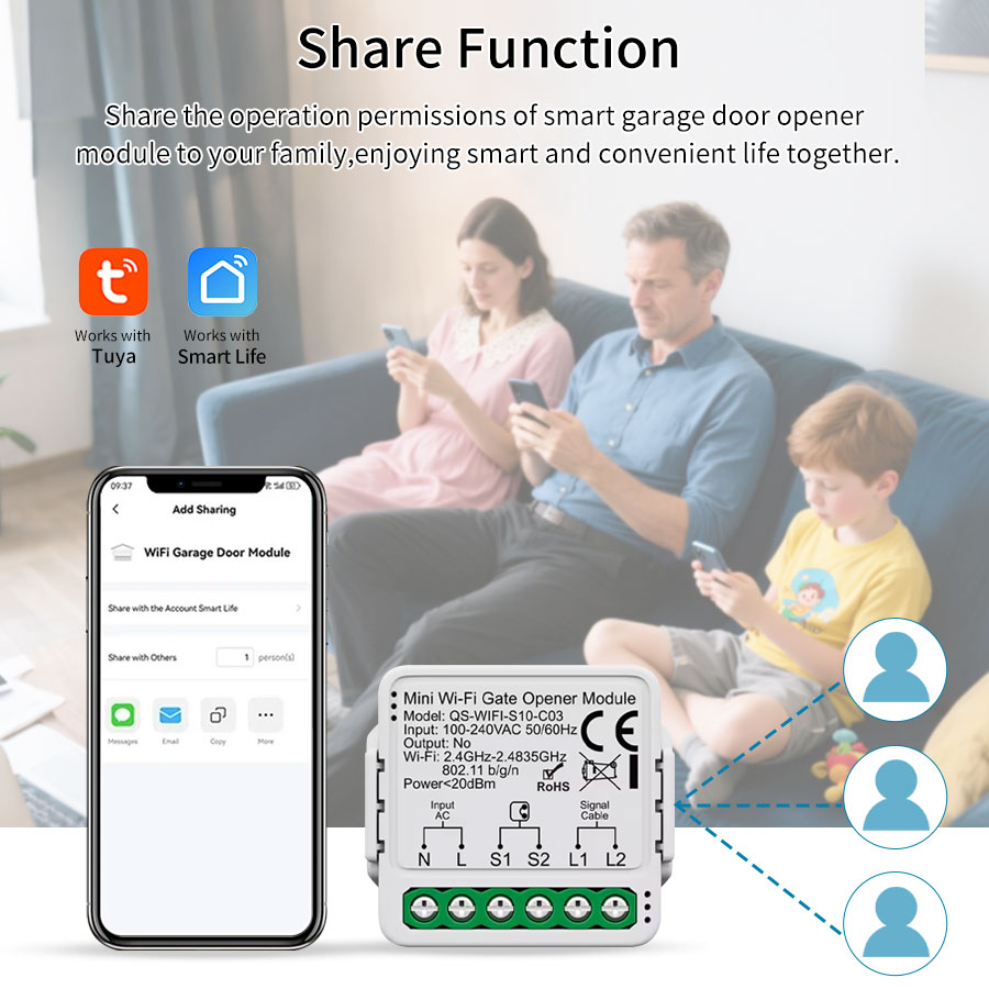 투야 스마트 와이파이 또는 지그비 차고 문 개폐기 컨트 - Smart Home Sistem 리뷰 및 가격