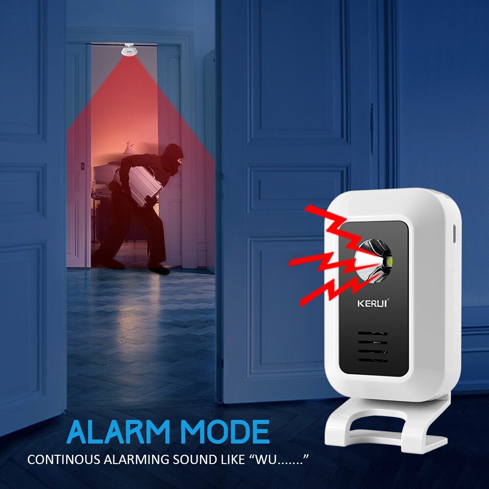 KERUI M7 웰컴 모션 센서 보안 경보, 32 곡  - Smart Home Blog 리뷰 및 가격