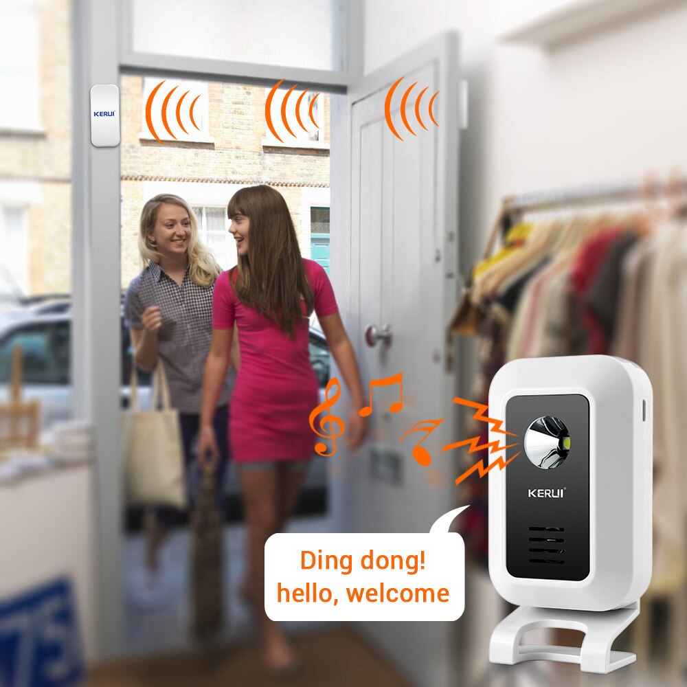 KERUI M7 웰컴 모션 센서 보안 경보, 32 곡  - Smart Home Blog 리뷰 및 가격