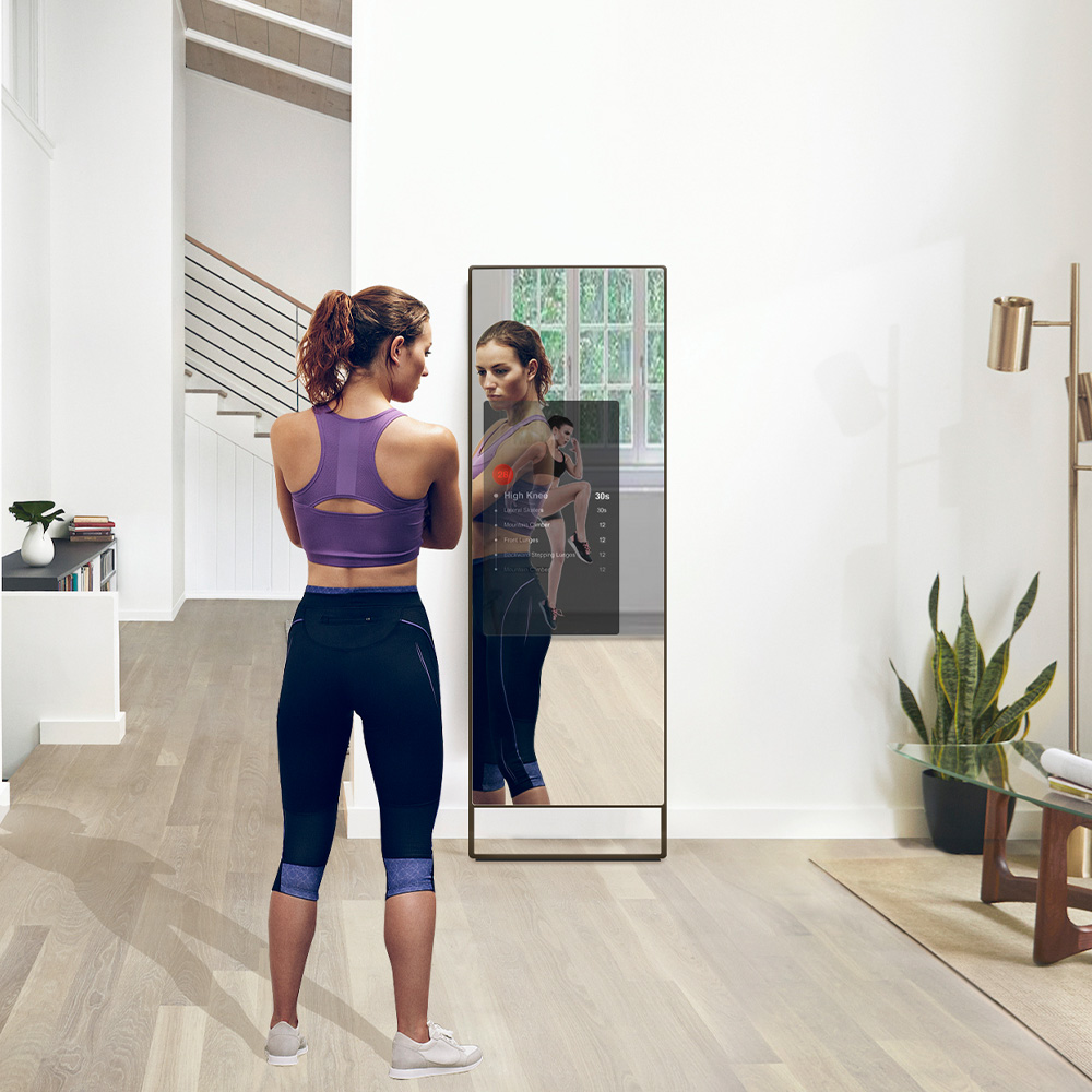 32인치 슬림형 스마트 터치 스크린 피트니스 거울, 디 - Smart Home Gym Mirror 리뷰 및 가격