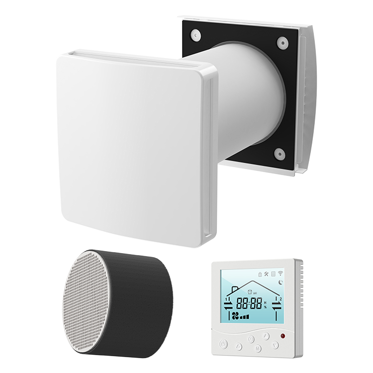 LCD 디스플레이 열 회수 환기장치 ERV 시스템, 투 - Smart Home Ventilation System 리뷰 및 가격