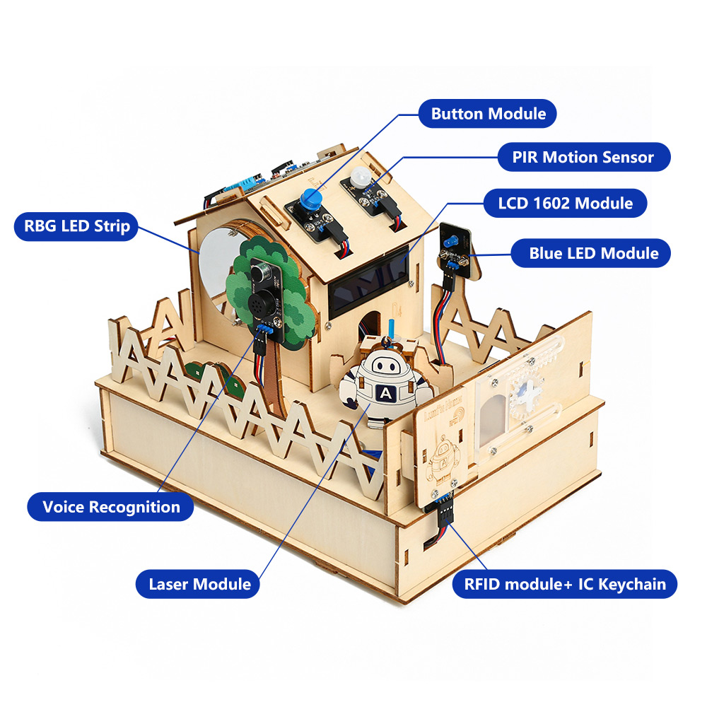 ACEBOTT DIY 스마트 홈 키트, 아두이노 키트, - Smart Home Keyestudio 리뷰 및 가격