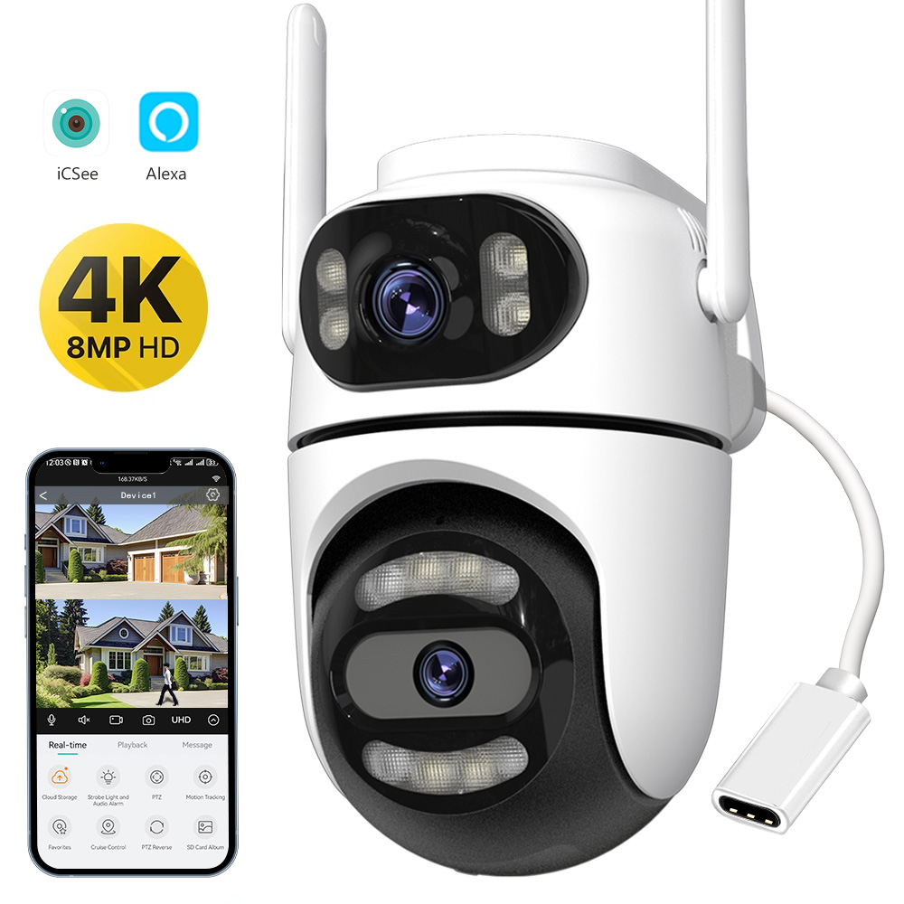 8MP 4K HD 와이파이 PTZ 카메라, ICsee  - Smart Home Camera Ezviz 리뷰 및 가격