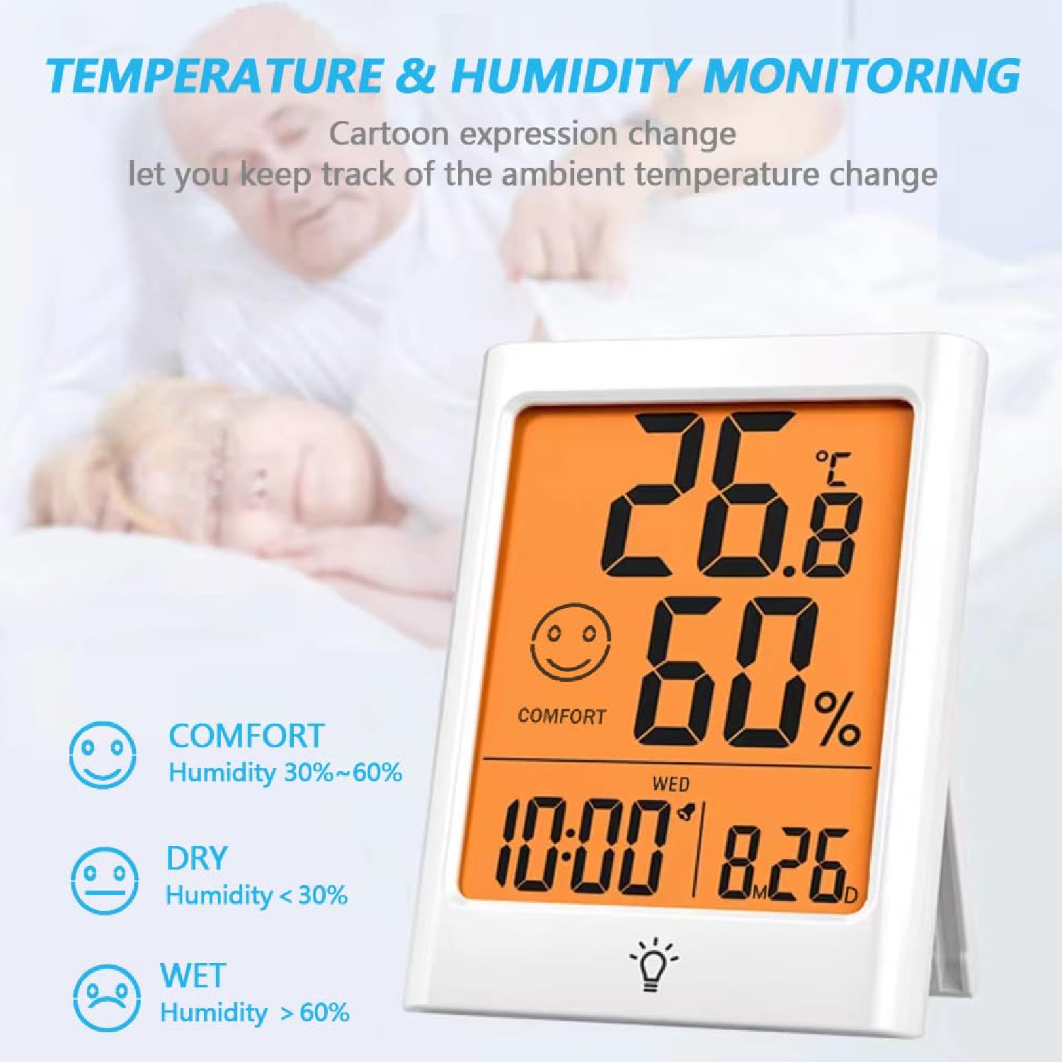 팀룬 디지털 온도계 겸 습도계, 스마트 실내 온도 및  - Smart Home Monitoring 리뷰 및 가격