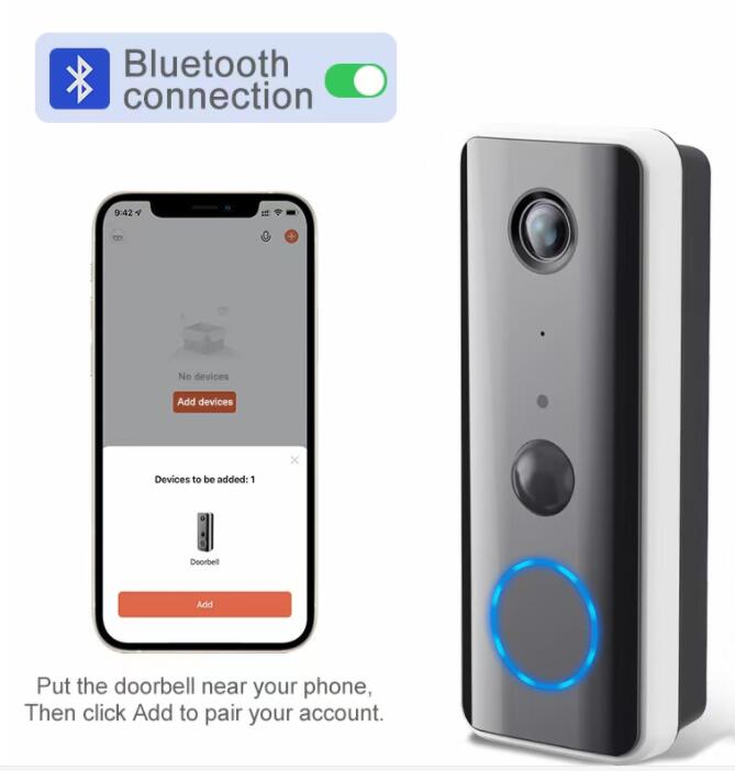 3MP 1296P Tuya APP 저전력 소비 WIFI - Video Doorbell 리뷰 및 가격
