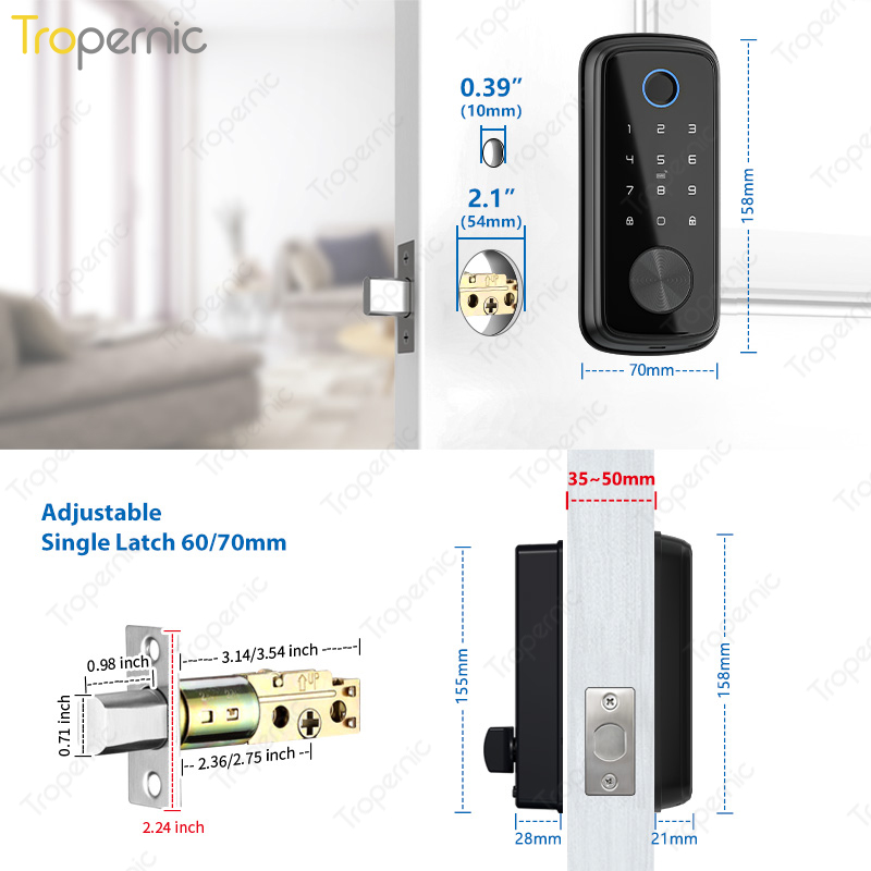 투야 지그비 문짝 데드볼트 잠금, 생체 인식 지문 잠금 - Smart Home Gateway 리뷰 및 가격