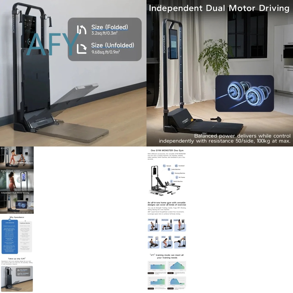 스마트 홈 짐용 벽걸이형 저항 운동 거울, 지능형 운동 - Smart Home Gym Mirror 리뷰 및 가격