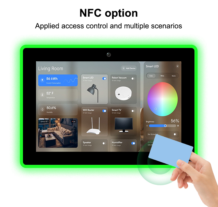 YC-LE101T 10인치 IPS 플러시 마운트 안드로 - Smart Home Lighting Control 리뷰 및 가격