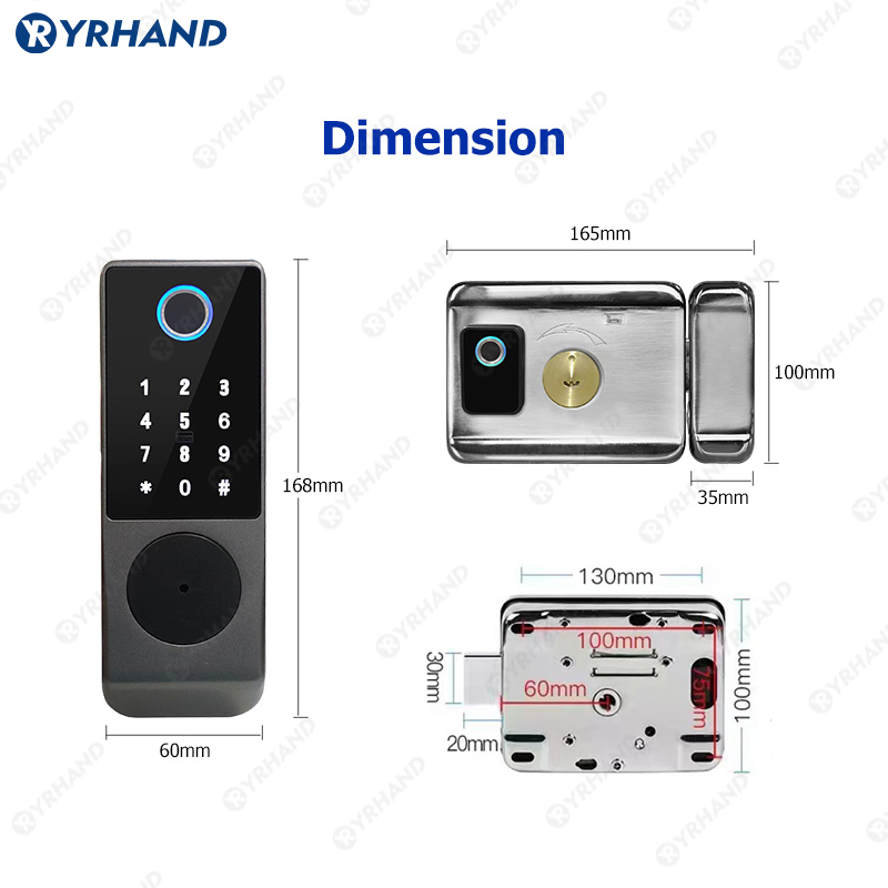 Tuya-스마트 잠금 방수 와이파이 이중 지문 스마트  - Smart Home Keyestudio 리뷰 및 가격