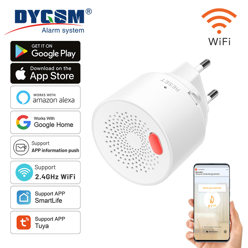 Tuya 스마트 홈 와이파이 천연 가스 센서, 가연성  - Smart Home Blog 리뷰 및 가격