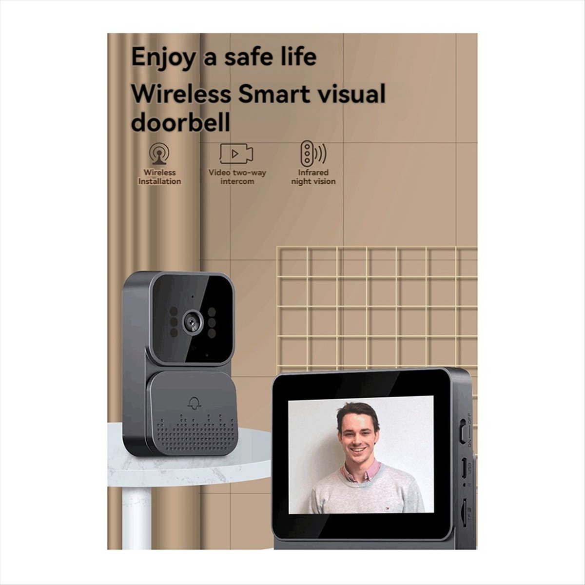 AU47 - 야간 투시 기능이 있는 스마트 무선 비디오 - Video Doorbell 리뷰 및 가격