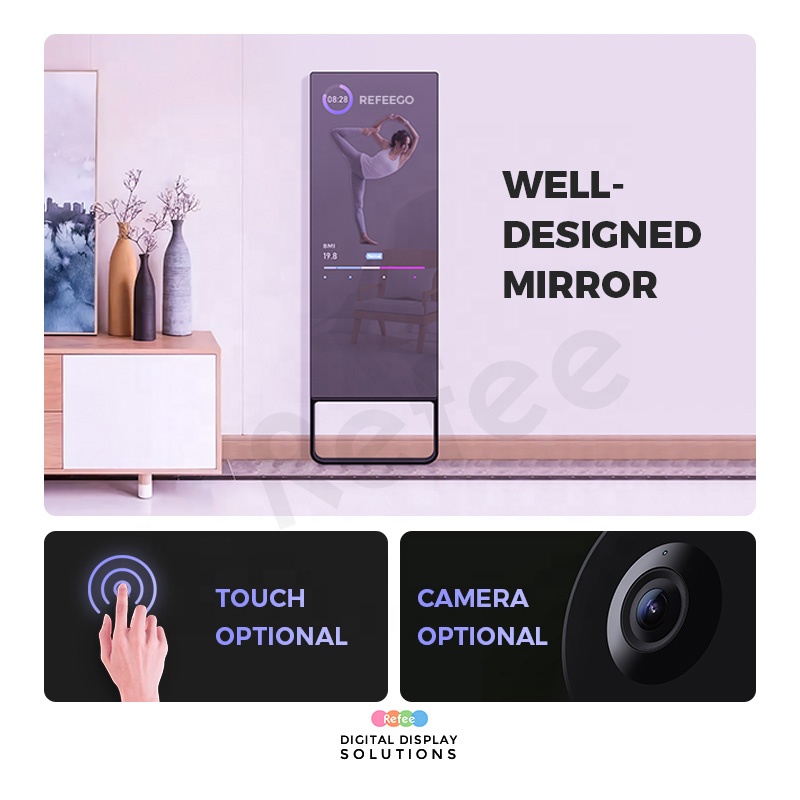 홈 스마트 디지털 미러 안드로이드 운동 피트니스 짐 워 - Smart Home Gym Mirror 리뷰 및 가격